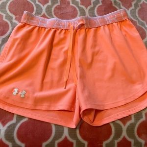 Orange Underarmour Shorts